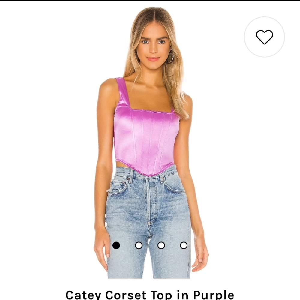 💥💃SUPERDOWN SATIN CORSET TOP💥 SIZE SMALL